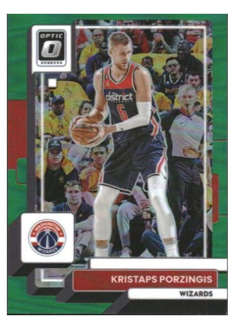 2022-23 Donruss Optic Base Set Kristaps Porzingis #149 card