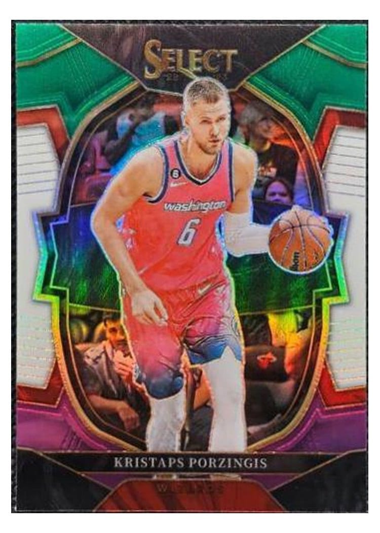 2022-23 Panini Select Base Set Kristaps Porzingis #4 card