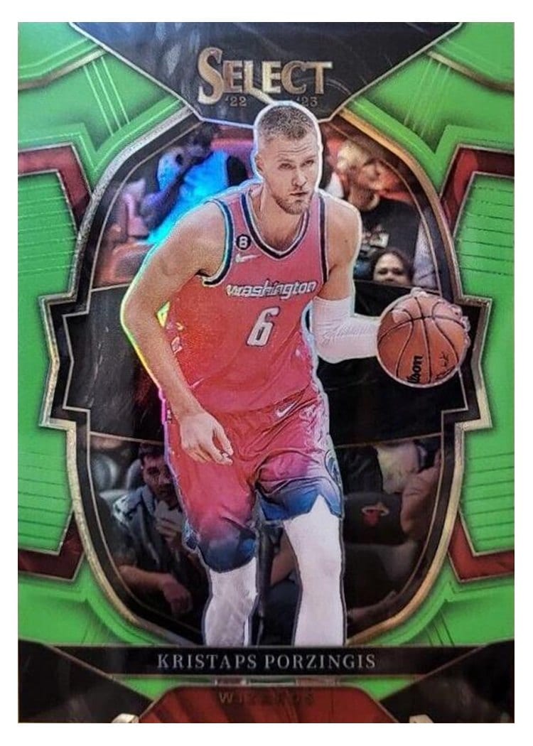 2022-23 Panini Select Base Set Kristaps Porzingis #4 card