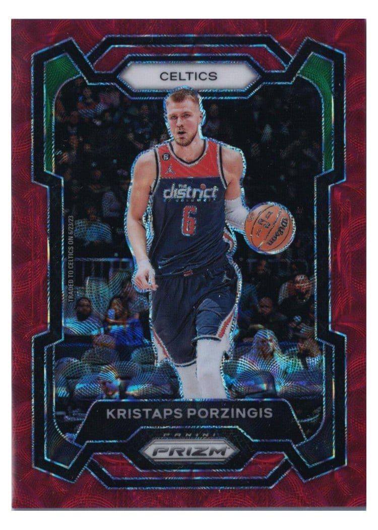 2023-24 Panini Prizm Base Set Kristaps Porzingis #8 card
