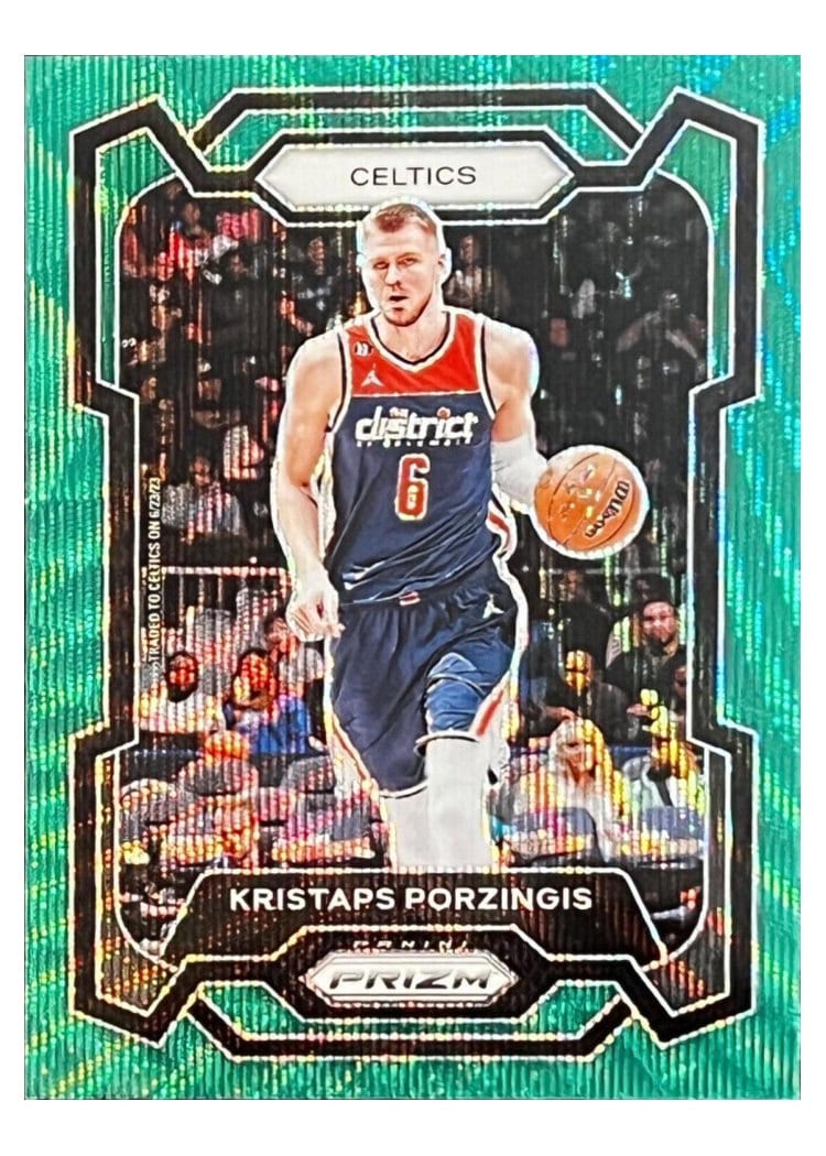 2023-24 Panini Prizm Base Set Kristaps Porzingis #8 card