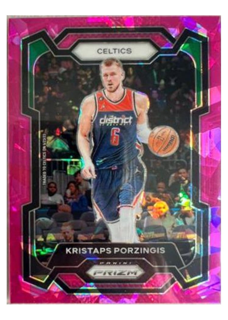 2023-24 Panini Prizm Base Set Kristaps Porzingis #8 card