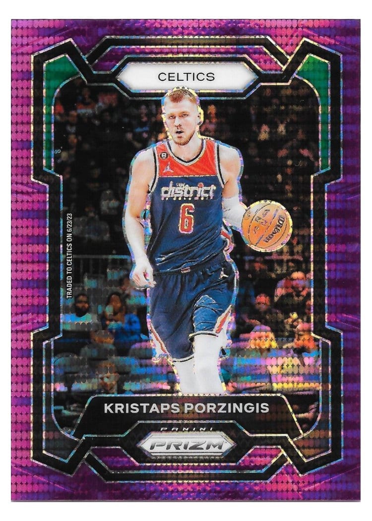 2023-24 Panini Prizm Base Set Kristaps Porzingis #8 card