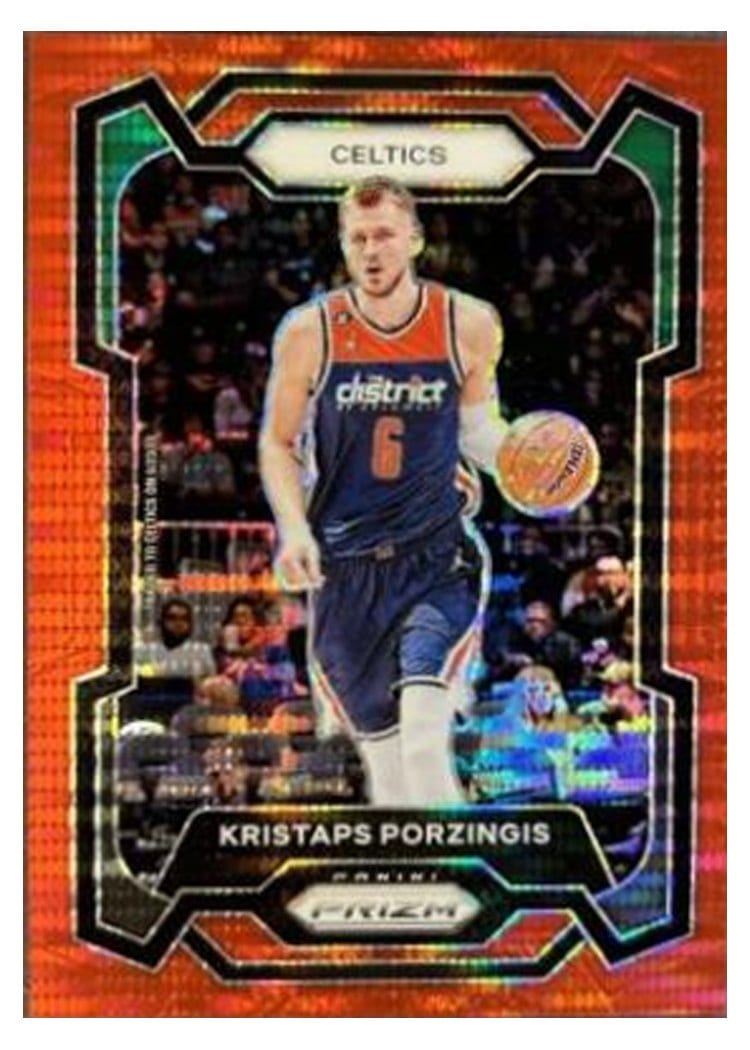 2023-24 Panini Prizm Base Set Kristaps Porzingis #8 card