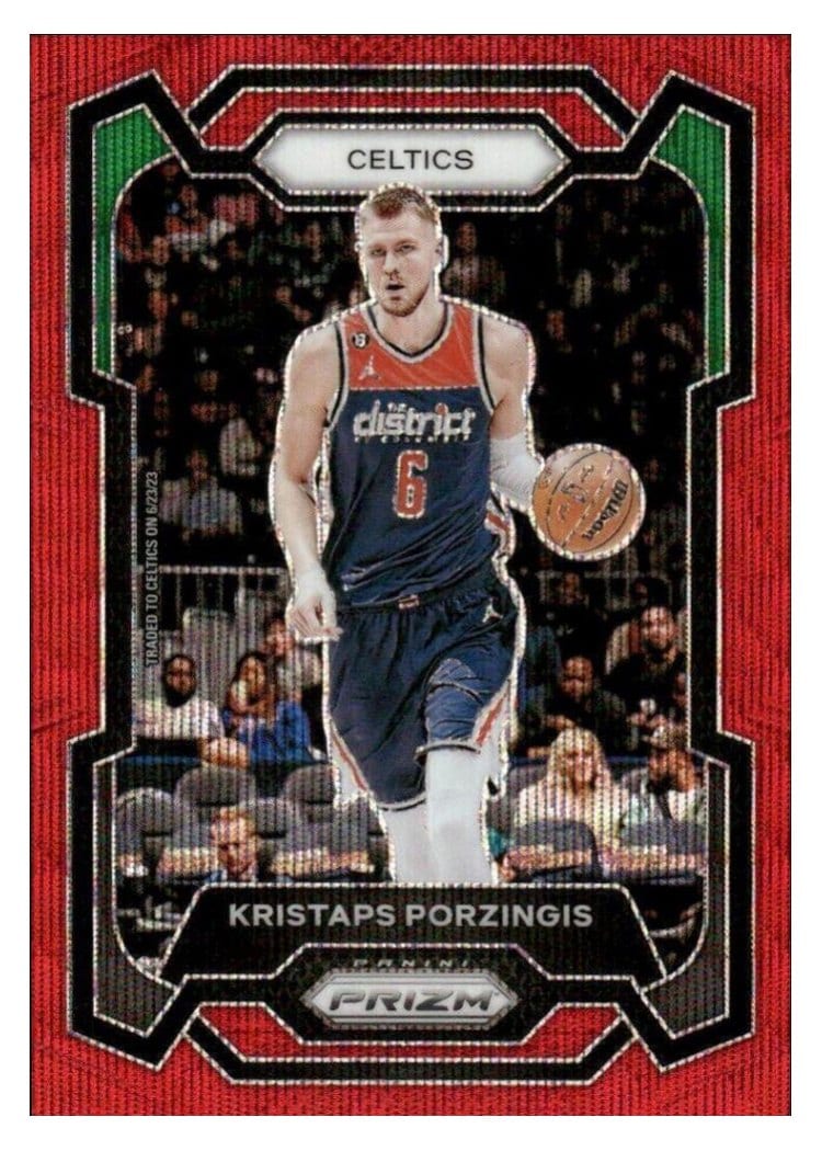 2023-24 Panini Prizm Base Set Kristaps Porzingis #8 card