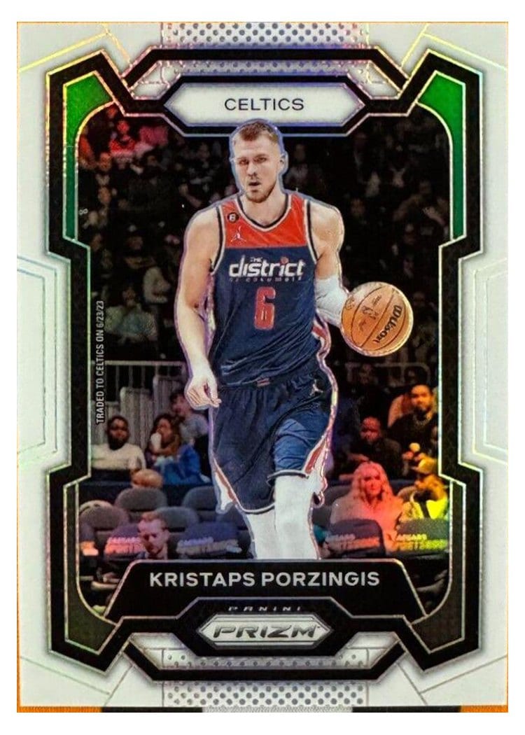 2023-24 Panini Prizm Base Set Kristaps Porzingis #8 card
