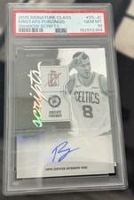 2025-26 Topps Signature Class Shadow Scripts Kristaps Porziņģis #SS-JC card