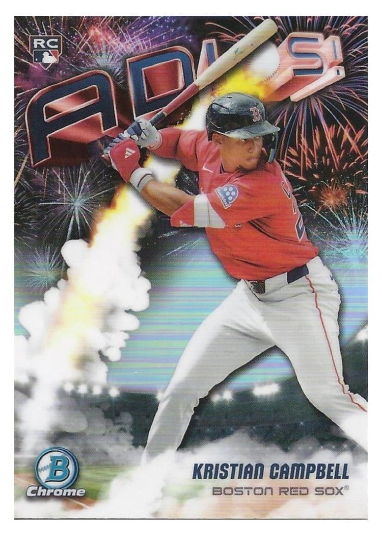 2025 Bowman Chrome Adios Kristian Campbell #AD-8 card
