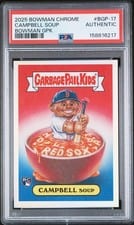 2025 Bowman Chrome GPK Kristian Campbell #BGP-17 card