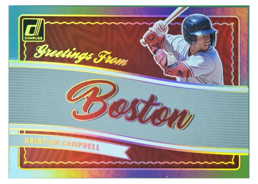 2025 Donruss Greetings From Kristian Campbell #6 card
