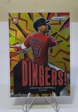 2025 Panini Prizm Dingers! Kristian Campbell #9 card