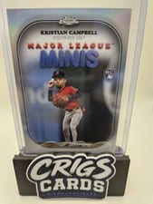 2025 Topps Chrome Update Major League Minis Kristian Campbell #MM-7 card