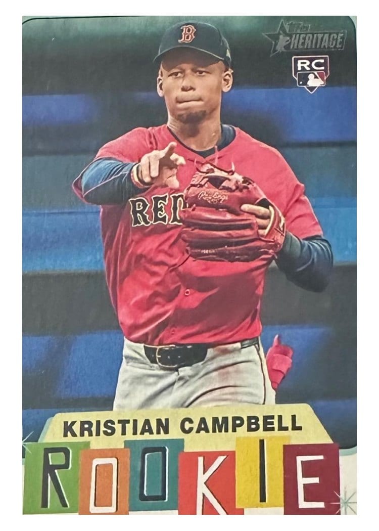2025 Topps Heritage Rookie Performers Kristian Campbell #RP-5 card
