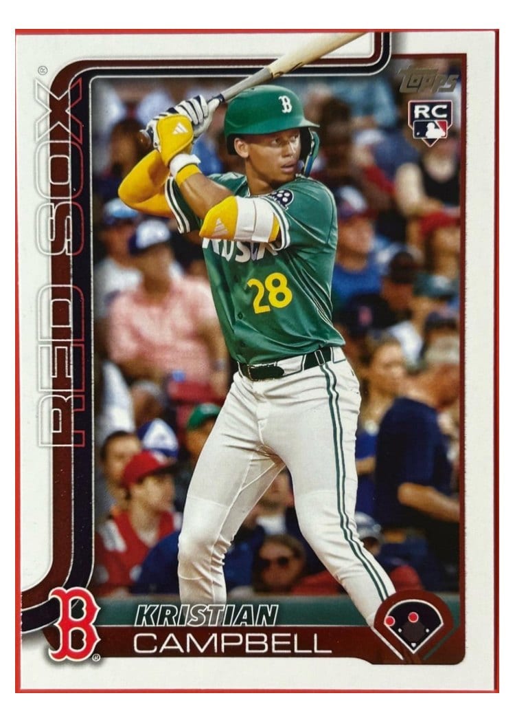 2025 Topps Update Companion Card Kristian Campbell #CC3-1 card