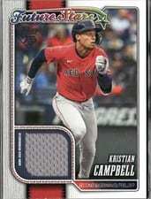 2026 Topps Real One Relics Kristian Campbell #125 card