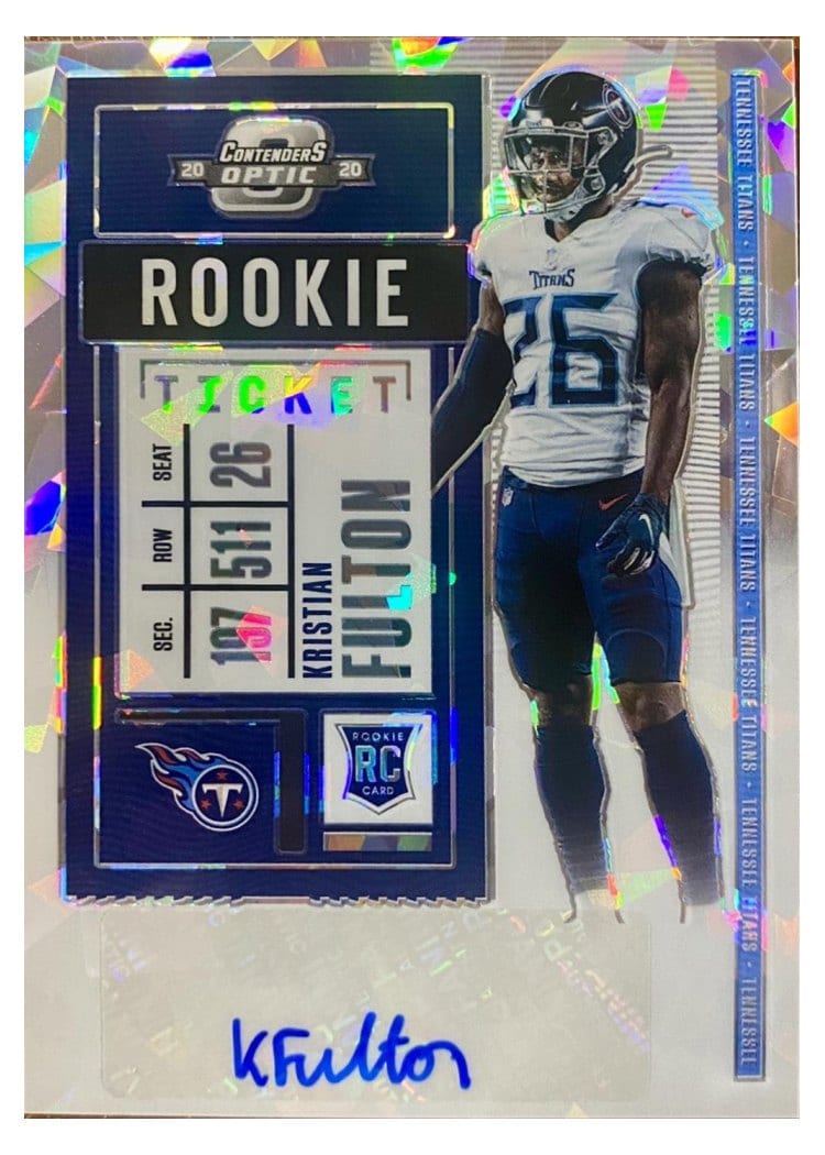 2020 Panini Contenders Optic Base Set Kristian Fulton #155 card