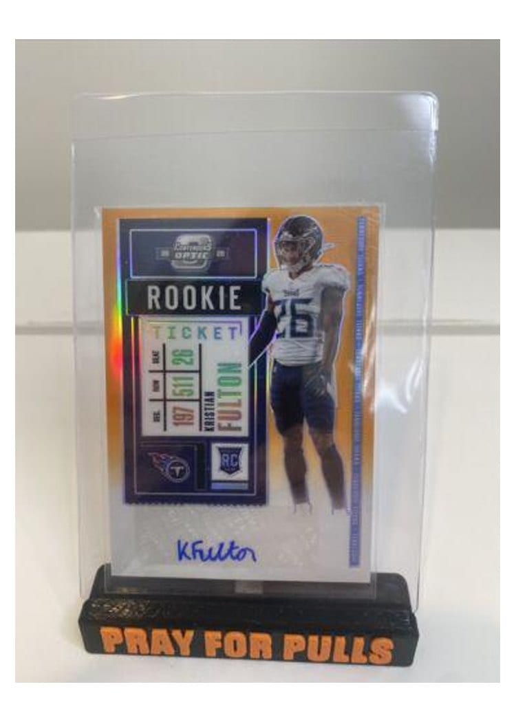 2020 Panini Contenders Optic Base Set Kristian Fulton #155 card