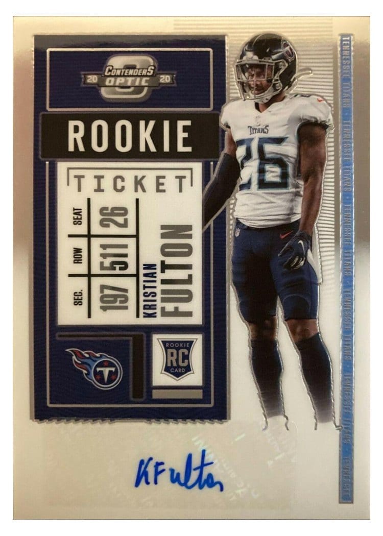 2020 Panini Contenders Optic Base Set Kristian Fulton #155 card
