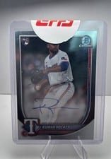 2025 Bowman Chrome Rookie Autographs Kumar Rocker #CRA-KR card