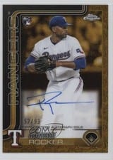 2025 Topps Gilded Collection Chrome Gold Autographs Kumar Rocker #CGA-KR card