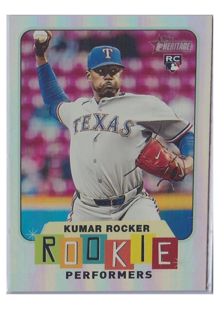 2025 Topps Heritage Rookie Performers Kumar Rocker #RP-13