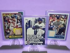 2025 Topps Update Rising Rookies Relics Kumar Rocker #RRR-KR card
