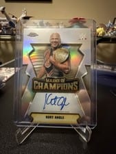 2026 Topps Chrome WWE Marks of Champions Autographs Kurt Angle #MOC-KA card