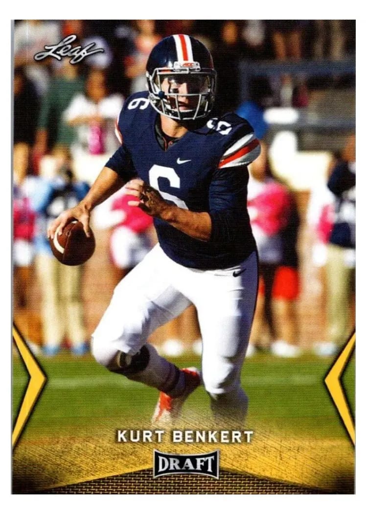 2018 Leaf Draft Kurt Benkert #34 card