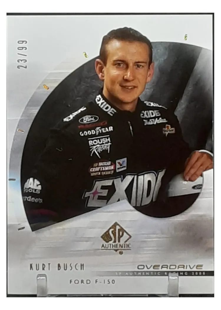 2000 SP Authentic Kurt Busch #40 card