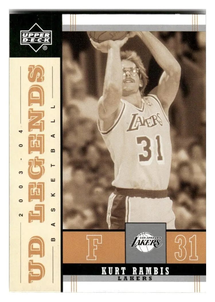 2003 Upper Deck Legends Throwback Kurt Rambis #41 card