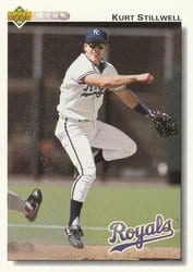 1992 Upper Deck Base Set Kurt Stillwell #329 card