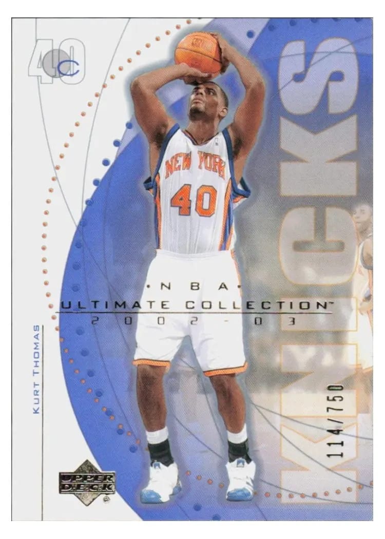 2002 Upper Deck Ultimate Kurt Thomas #45 card