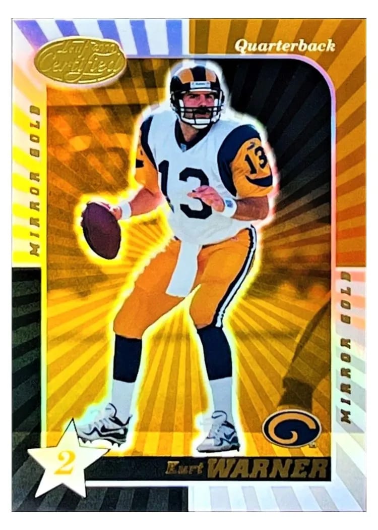 2000 Leaf Certified Kurt Warner #141 card
