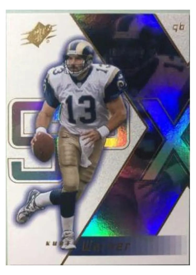 2000 Spx Kurt Warner #71 card