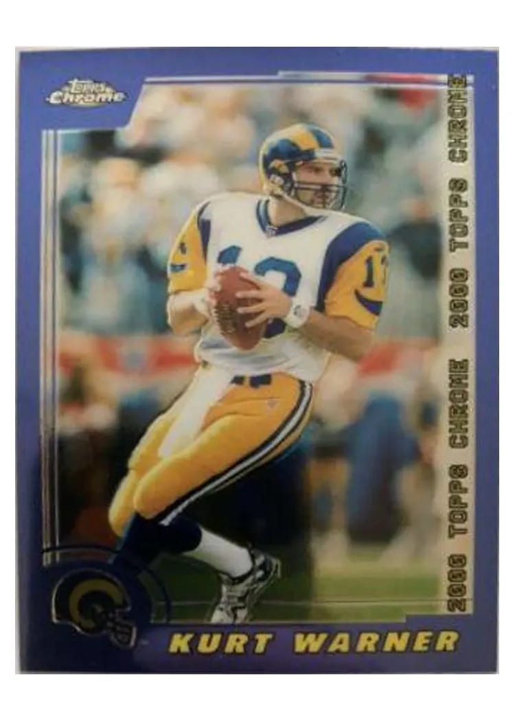 2000 Topps Chrome Kurt Warner #20 card