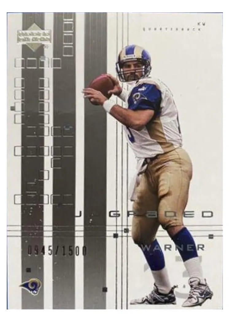 2000 Upper Deck Graded Kurt Warner #71 card