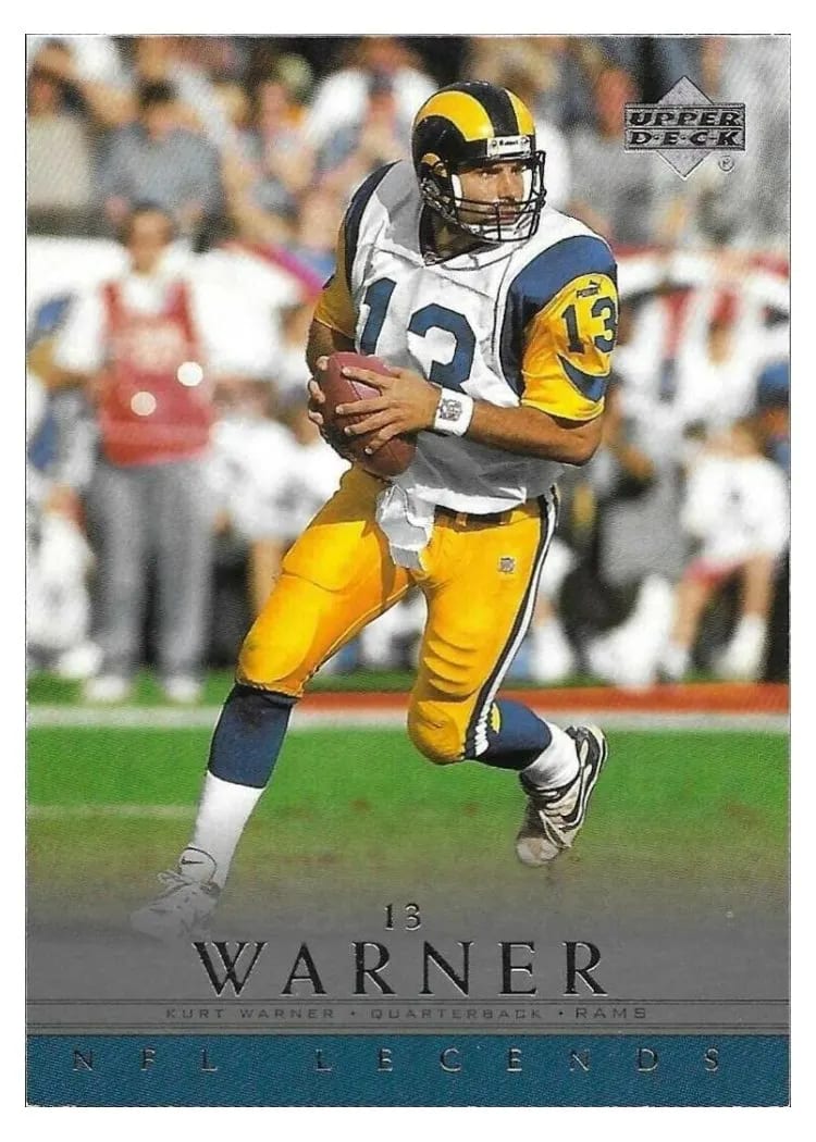 2000 Upper Deck Legends Kurt Warner #77 card