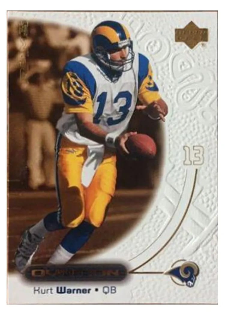 2000 Upper Deck Ovation Kurt Warner #48 card