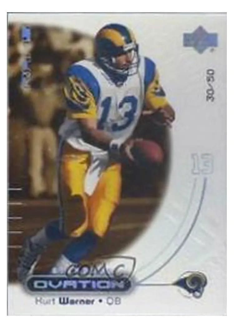 2000 Upper Deck Ovation Kurt Warner #48 card