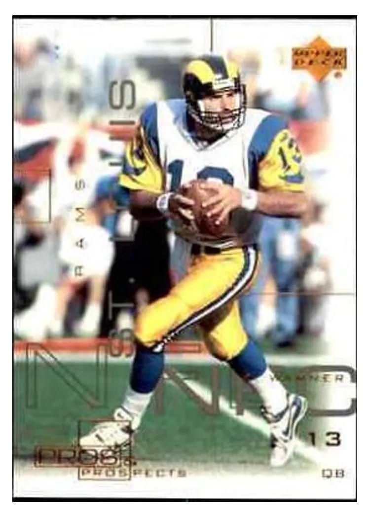 2000 Upper Deck Pros & Prospects Kurt Warner #66 card