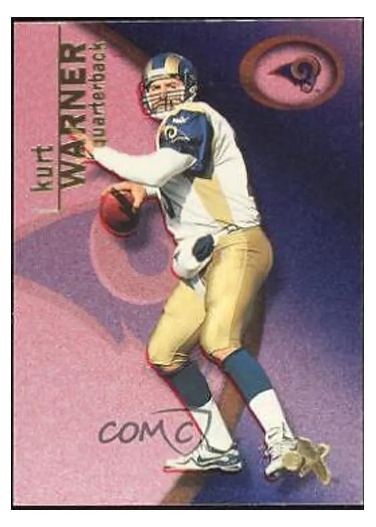 2001 Fleer E X Kurt Warner #12 card