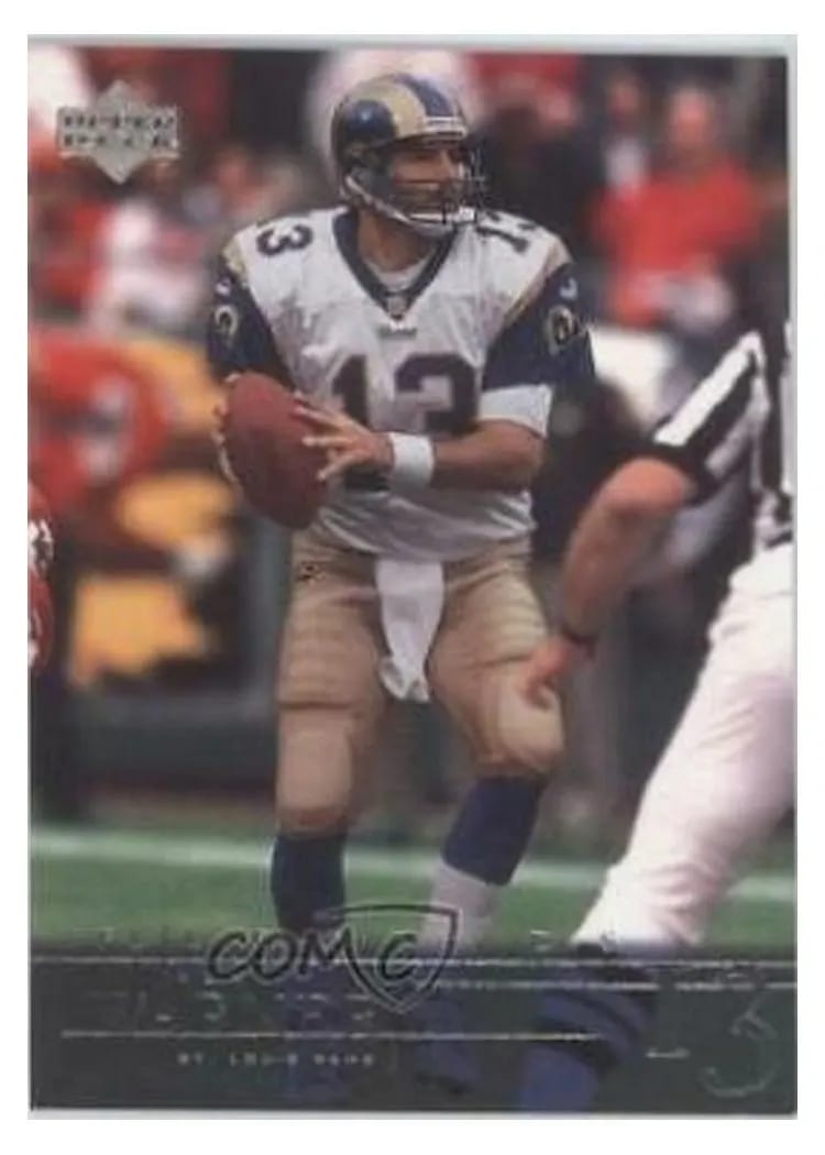 2001 Upper Deck Legends Kurt Warner #80 card