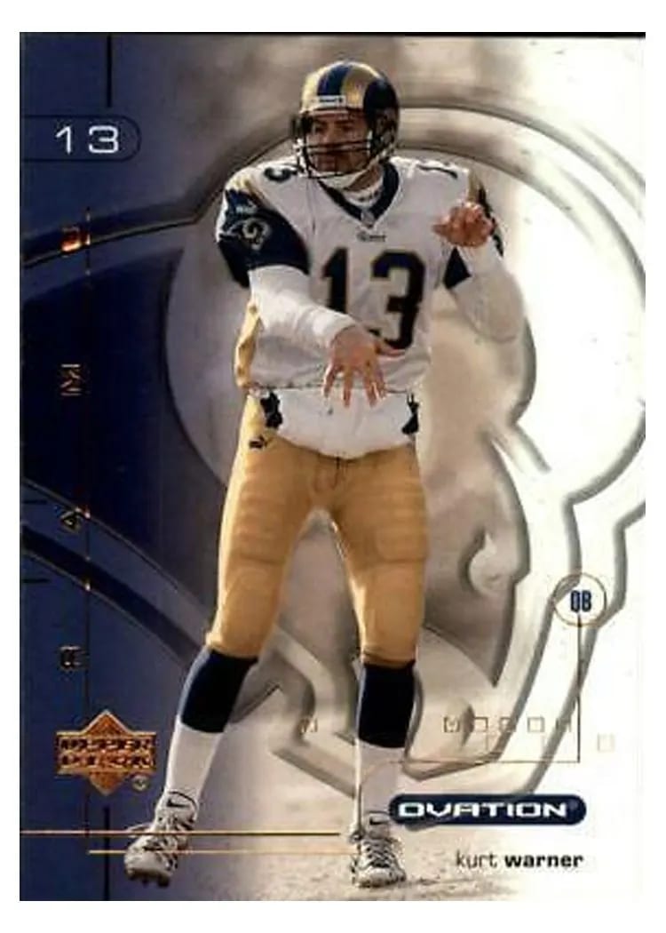 2001 Upper Deck Ovation Kurt Warner #73 card