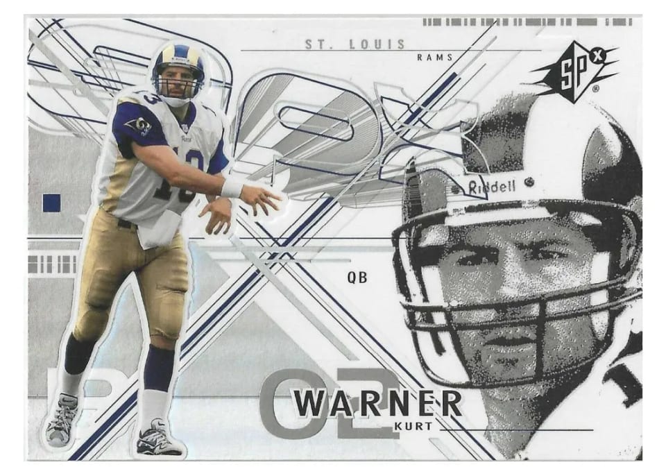 2002 Spx Kurt Warner #89 card