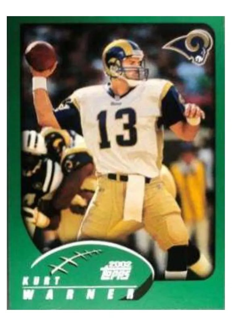 2002 Topps Kurt Warner #1 card