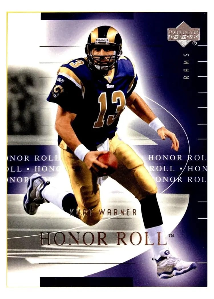 2002 Upper Deck Honor Roll Kurt Warner #53 card