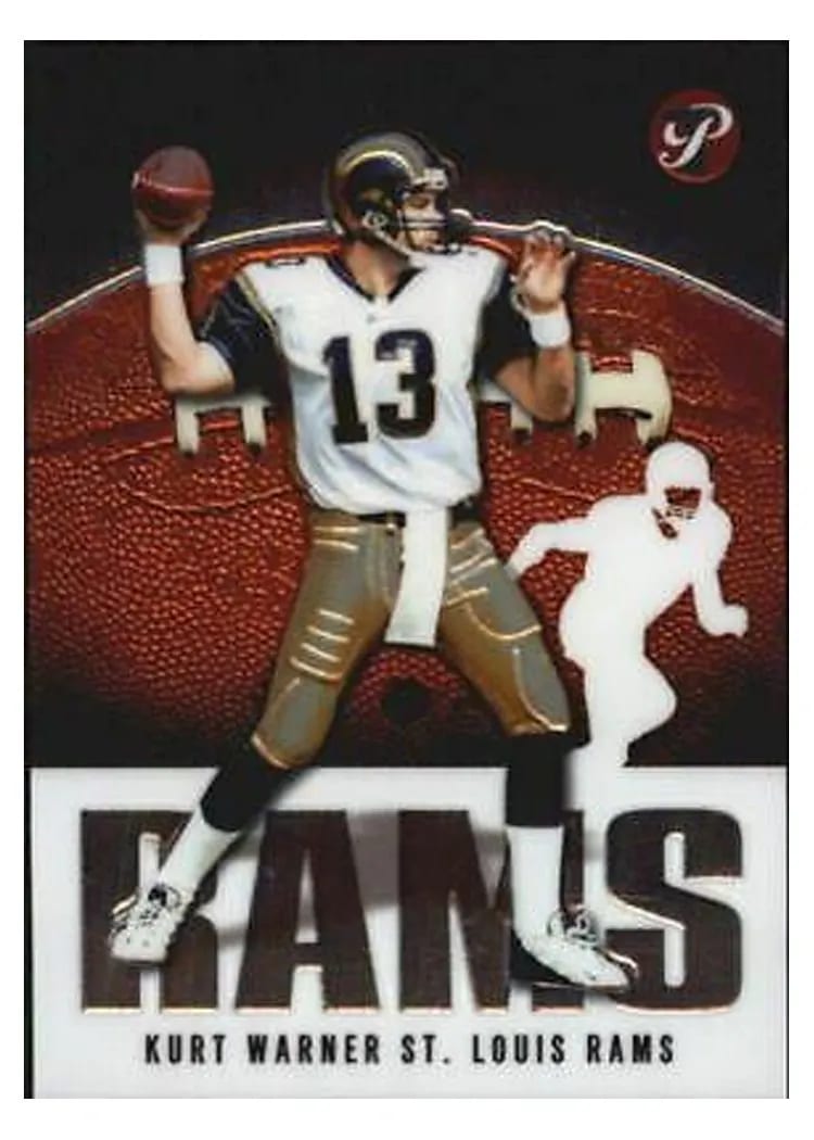 2003 Topps Pristine Kurt Warner #37 card