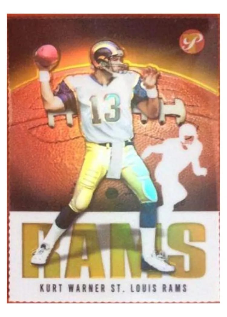 2003 Topps Pristine Kurt Warner #37 card