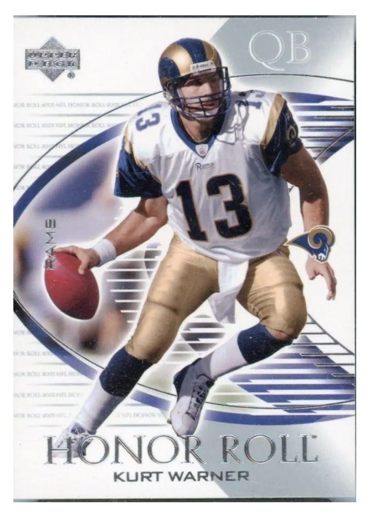 2003 Upper Deck Honor Roll Kurt Warner #36 card