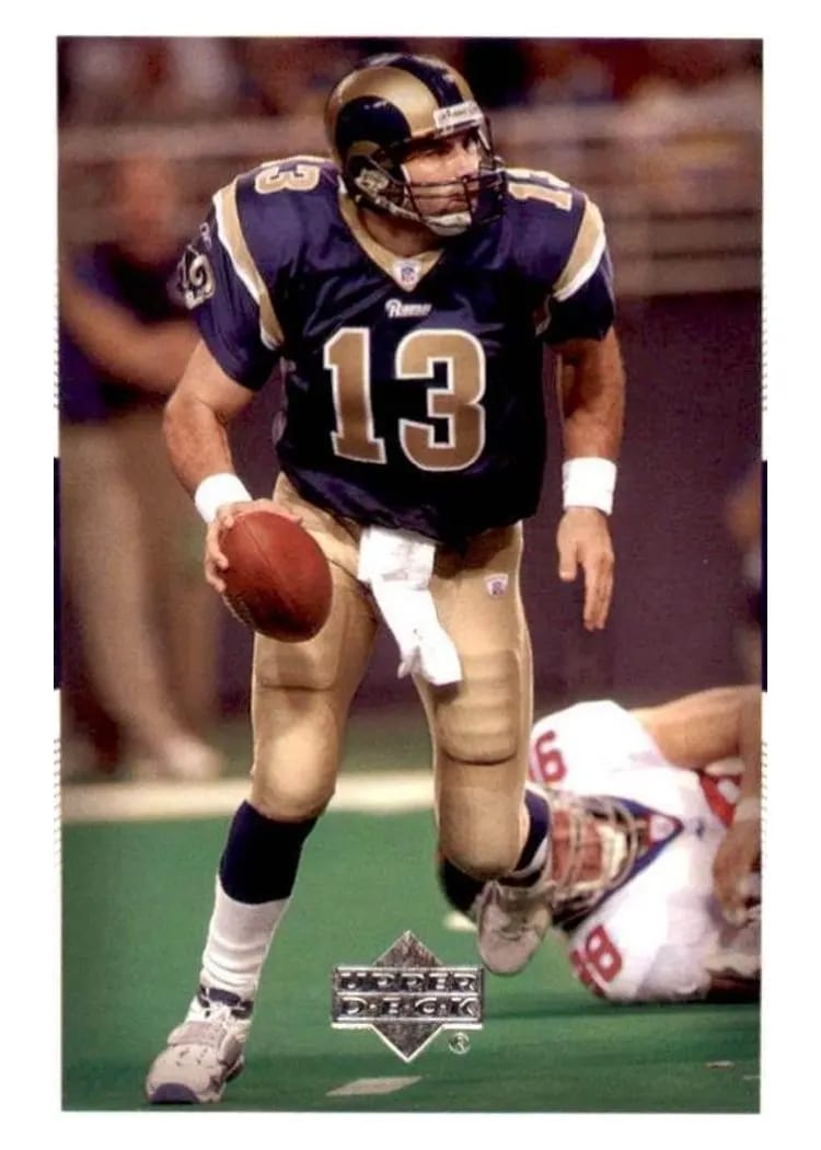 2003 Upper Deck Patch Collection Kurt Warner #13 card